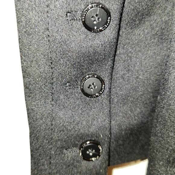 Kenneth Cole Women's Classic Wool Walker W Three Button Stand Collar Size L New - Picture 8 of 9